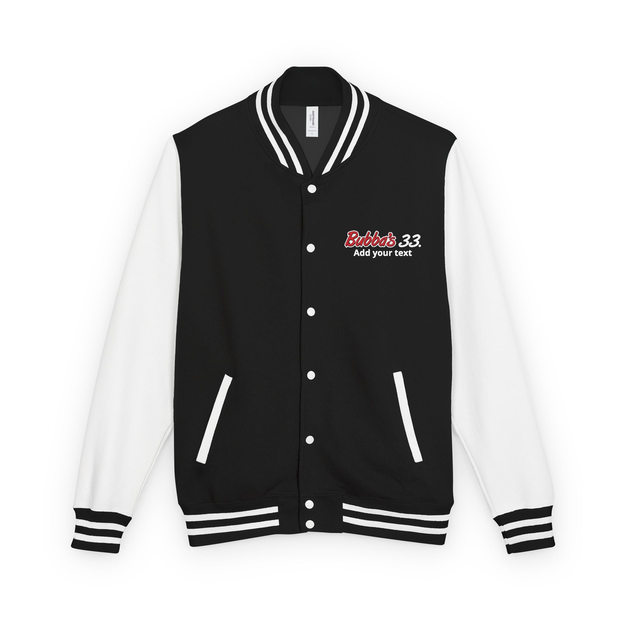 Bubba's 33 Unisex Heavyweight Letterman Jacket