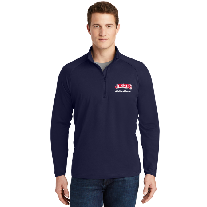 Jaggers Men's Sport-Tek Sport-Wick Stretch 1/4-Zip Pullover