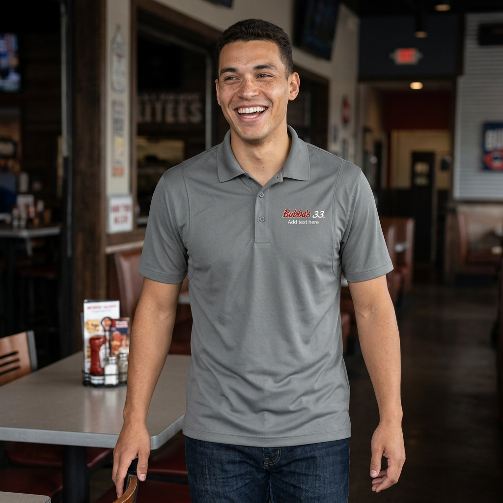 Bubba's 33 SportTek Micropique Sport-Wick Polo