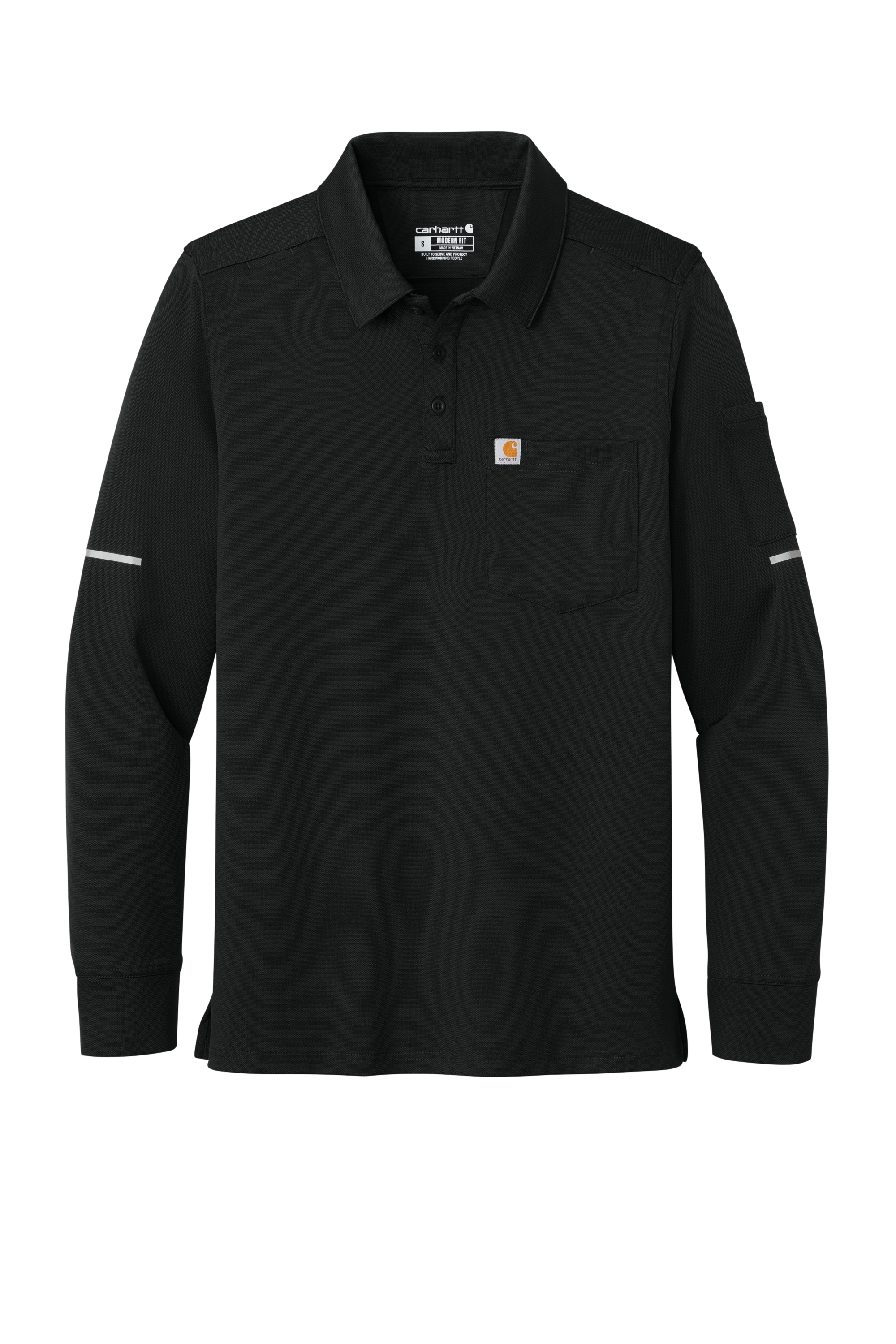Bubba's 33 Carhartt Rugged Flex Men's Heavyweight Long Sleeve Polo