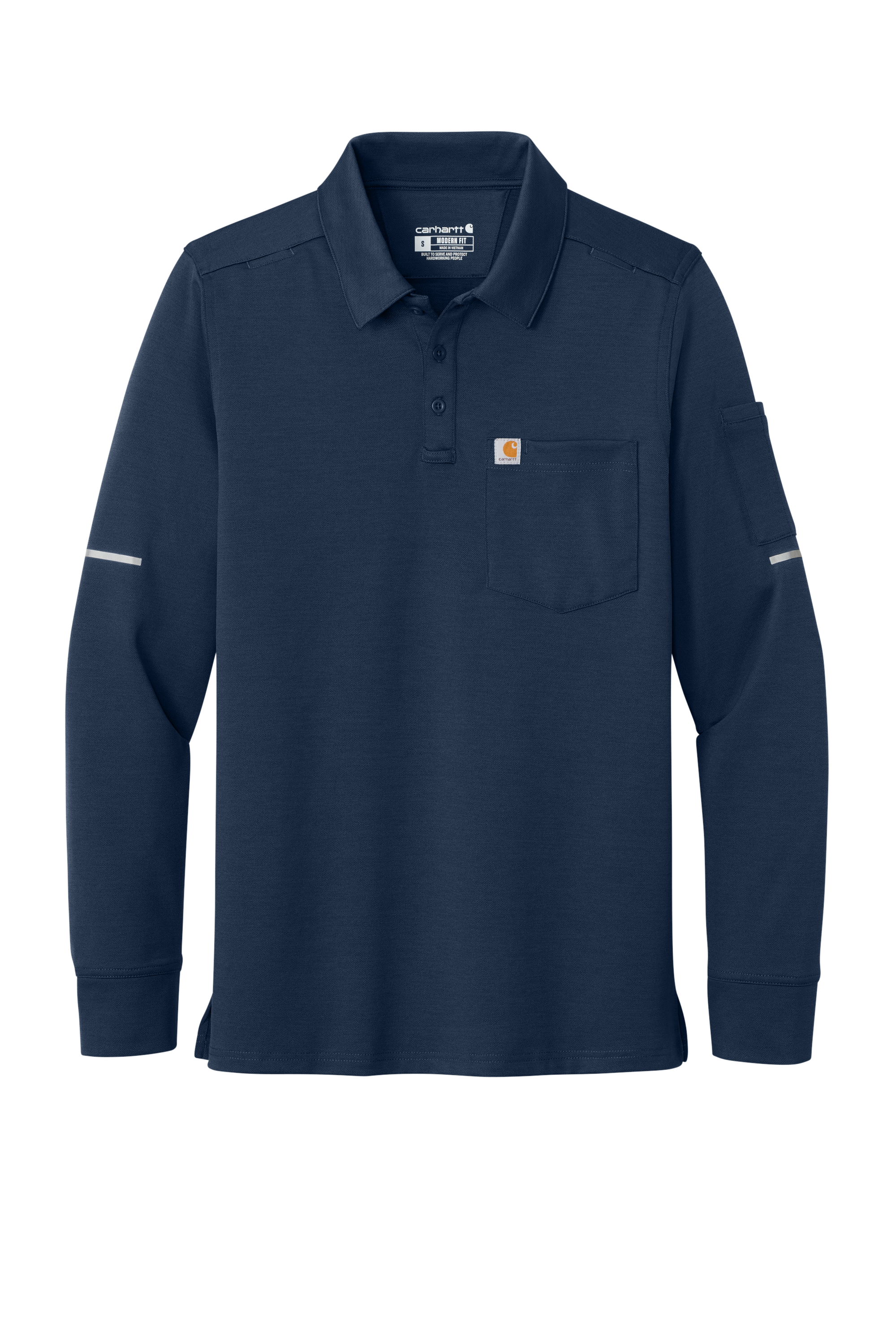 Bubba's 33 Carhartt Rugged Flex Men's Heavyweight Long Sleeve Polo