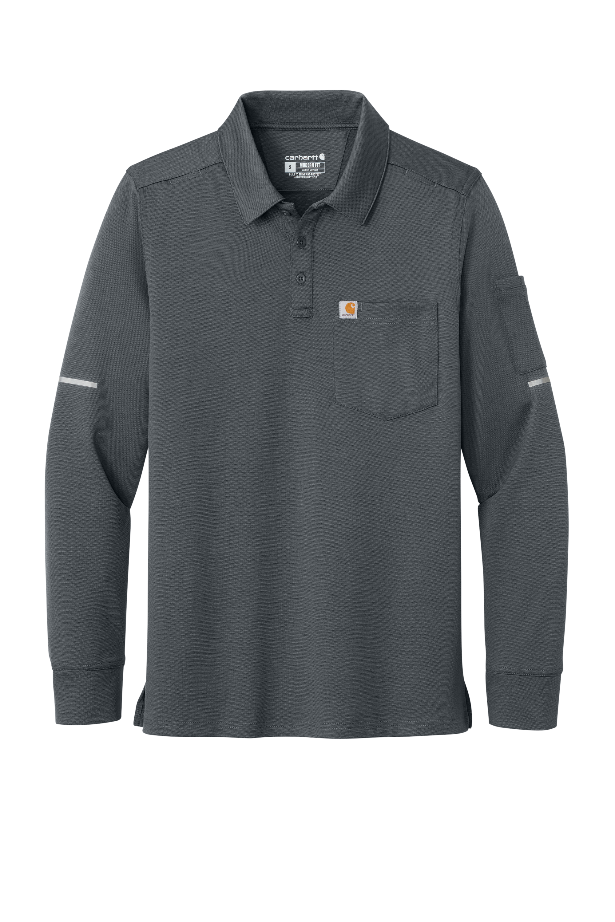 Bubba's 33 Carhartt Rugged Flex Men's Heavyweight Long Sleeve Polo