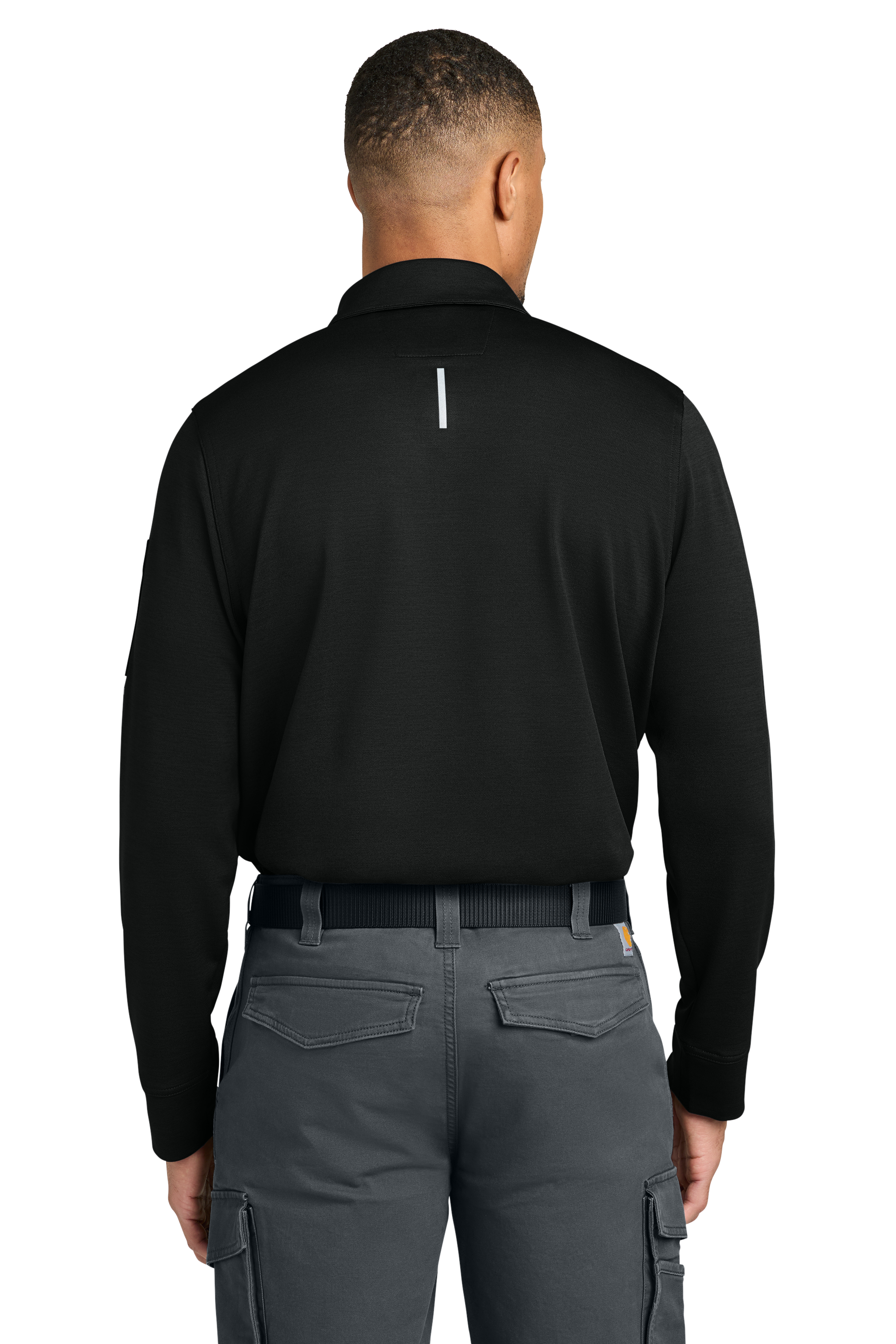 Jaggers Carhartt Rugged Flex Men's Heavyweight Long Sleeve Polo