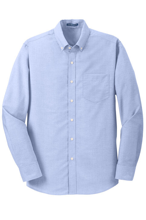 Texas Roadhouse Men's Port Authority Long Sleeve SuperPro Oxford Shirt