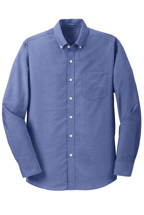 Texas Roadhouse Men's Port Authority Long Sleeve SuperPro Oxford Shirt
