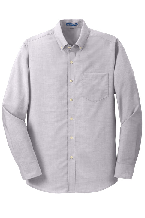 Texas Roadhouse Men's Port Authority Long Sleeve SuperPro Oxford Shirt