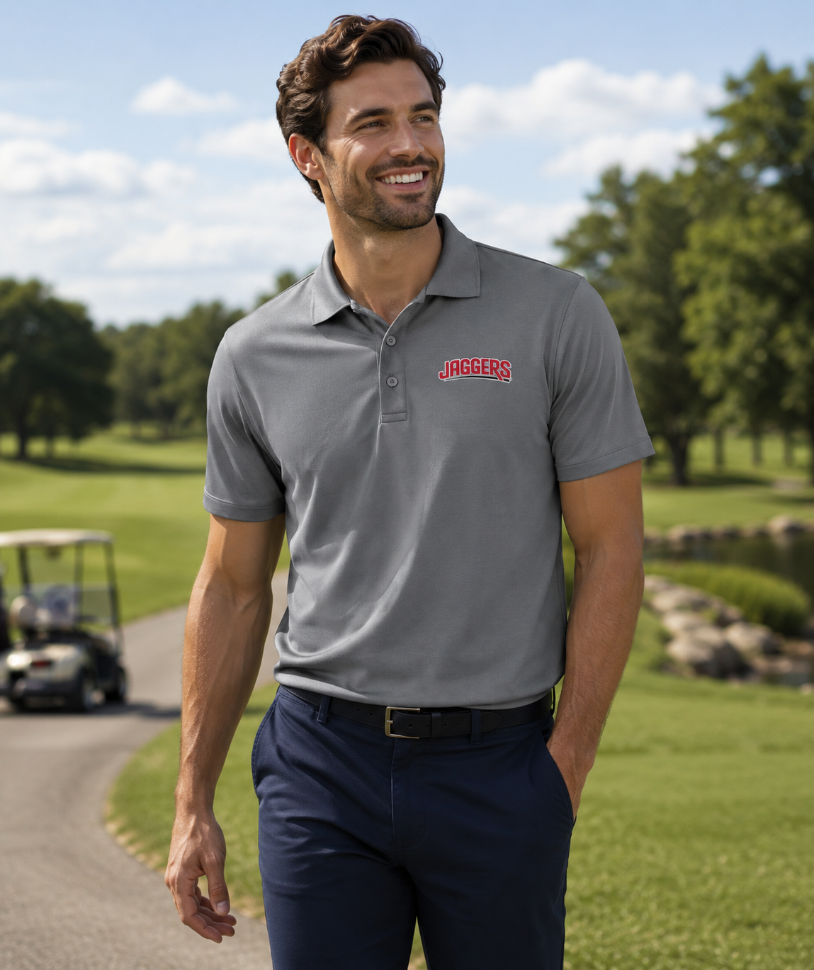 Jaggers Men's Sport-Tek TALL Micropique Sport-Wick Polo