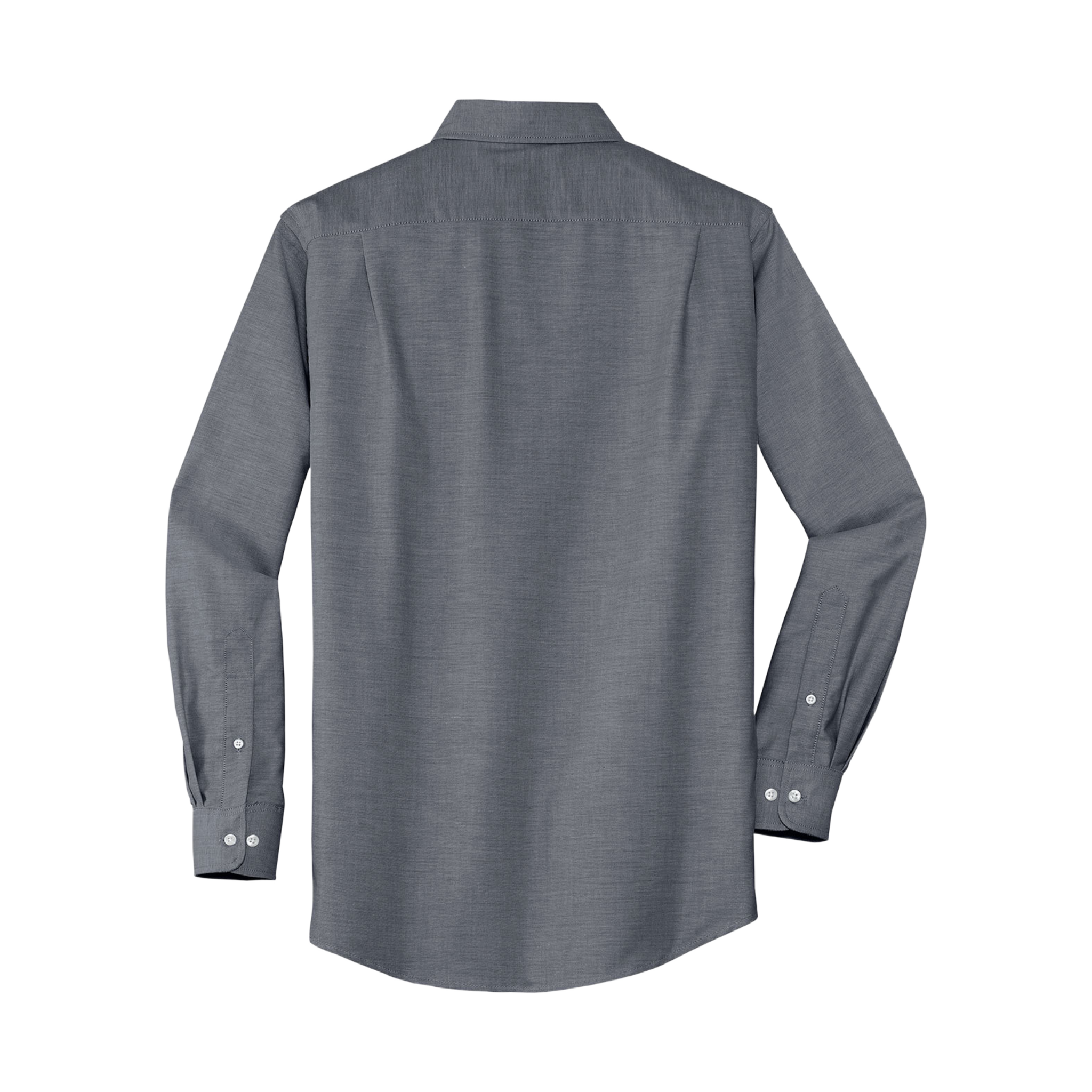 Jaggers Men's Port Authority Long Sleeve SuperPro Oxford Shirt