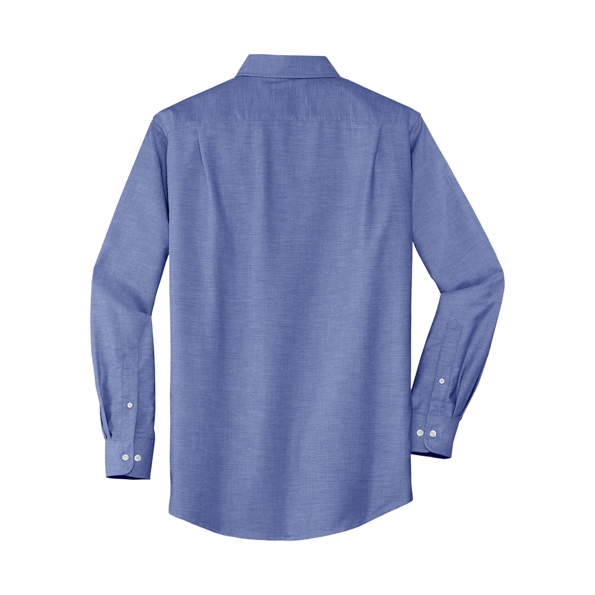 Jaggers Men's Port Authority Long Sleeve SuperPro Oxford Shirt