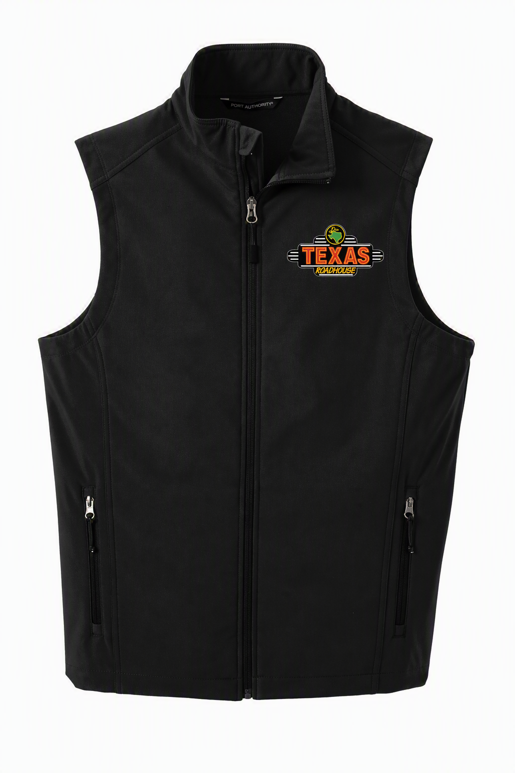 Texas Roadhouse Port Authority Men's Black Soft Shell Vest