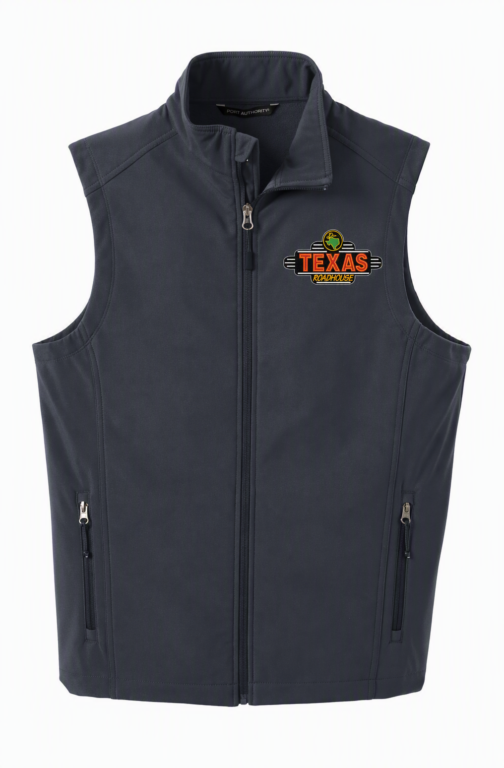 Texas Roadhouse Port Authority Men's Black Soft Shell Vest