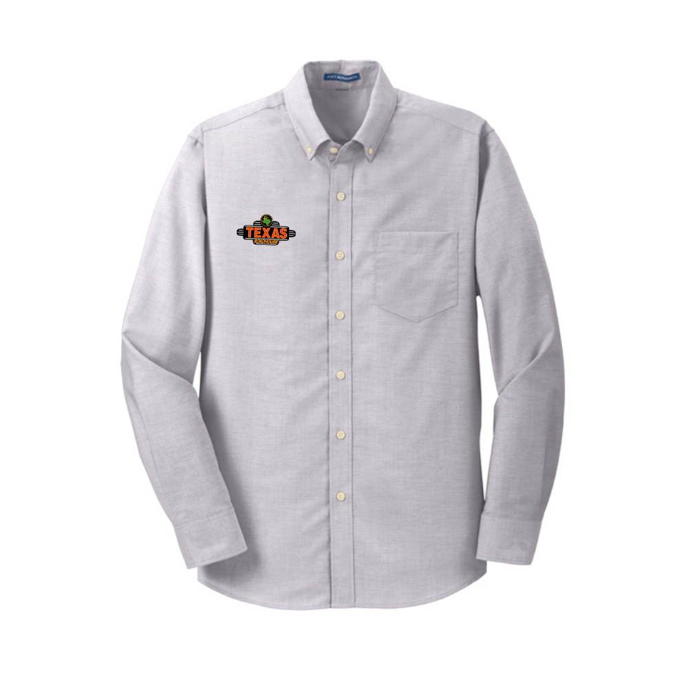 Texas Roadhouse Men's Port Authority Long Sleeve SuperPro Oxford Shirt