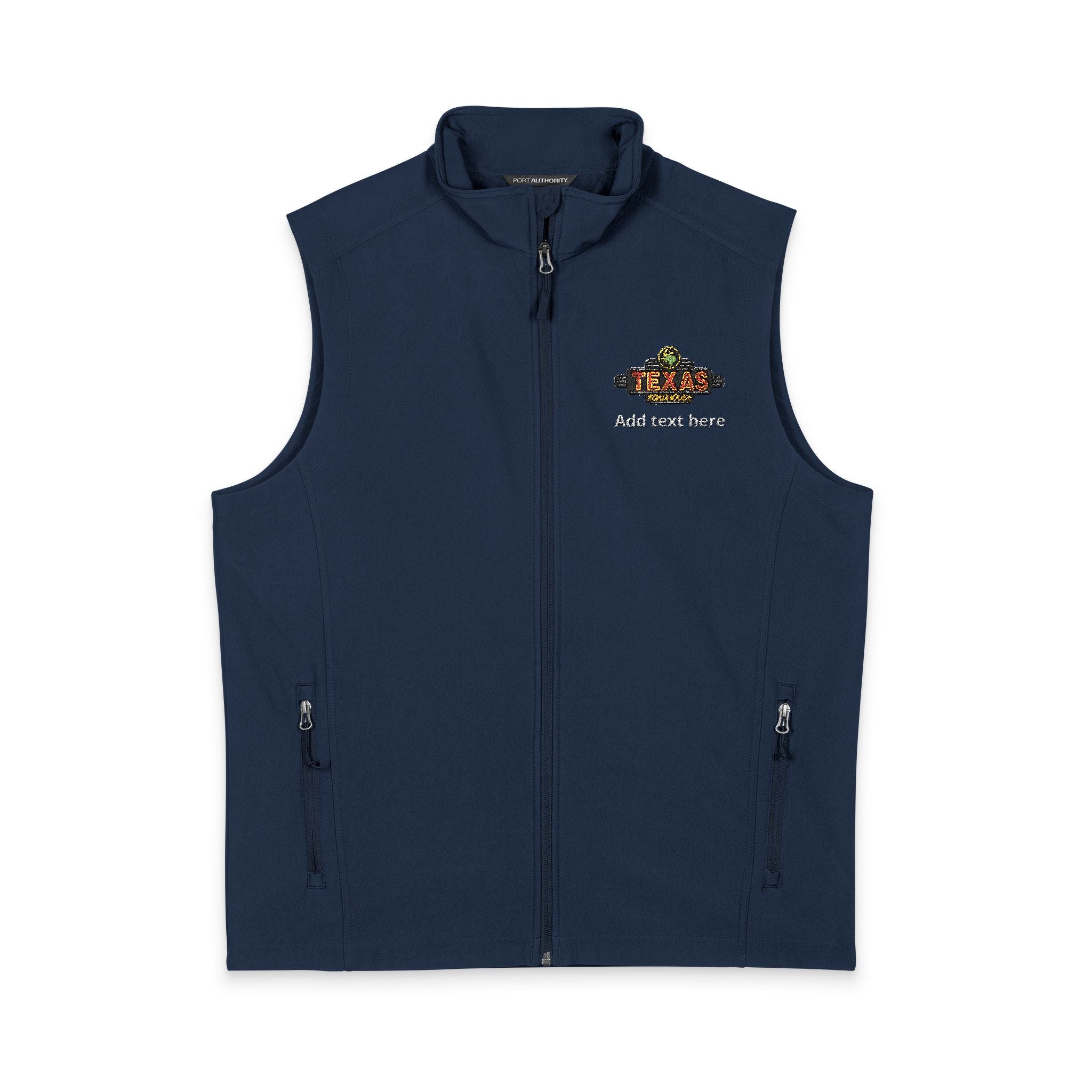 Texas Roadhouse Men's Black Soft Shell Vest