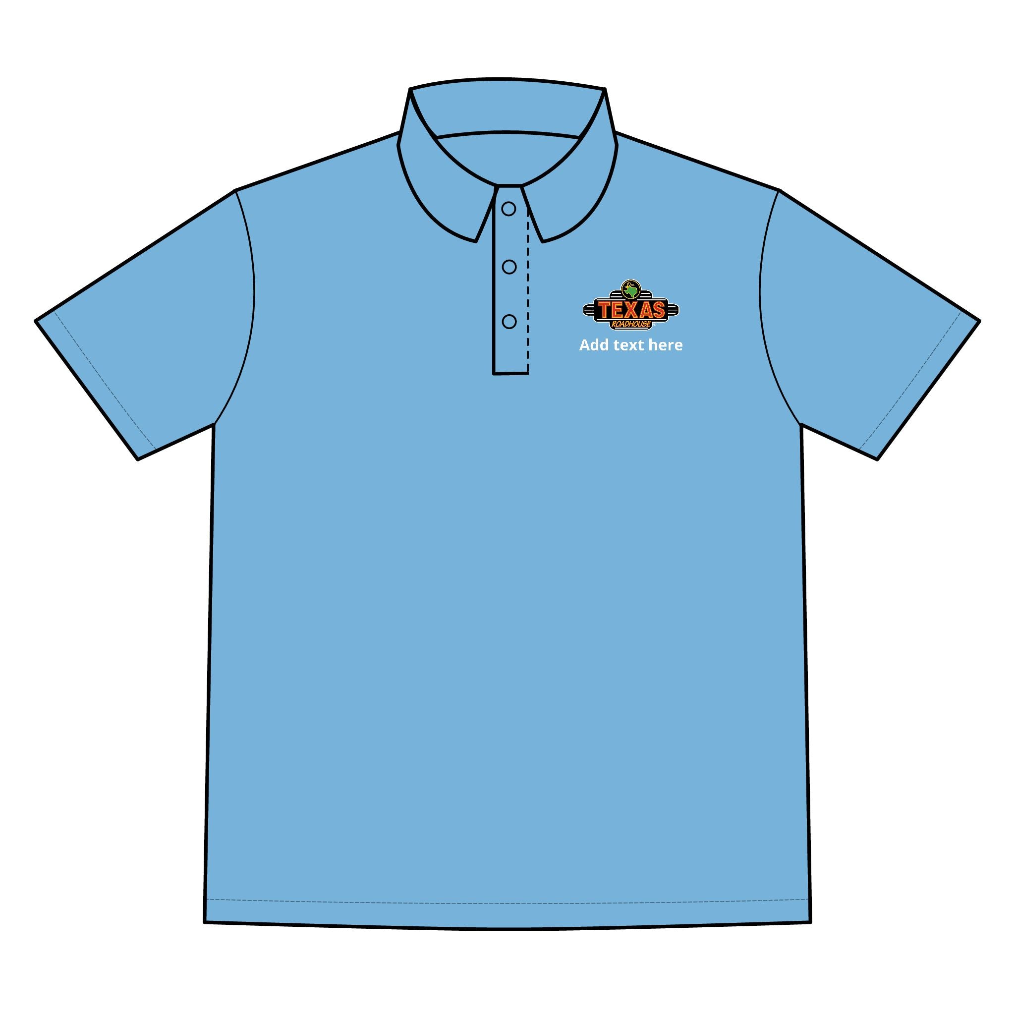 Texas Roadhouse Port Authority Performance Fine Jacquard Polo