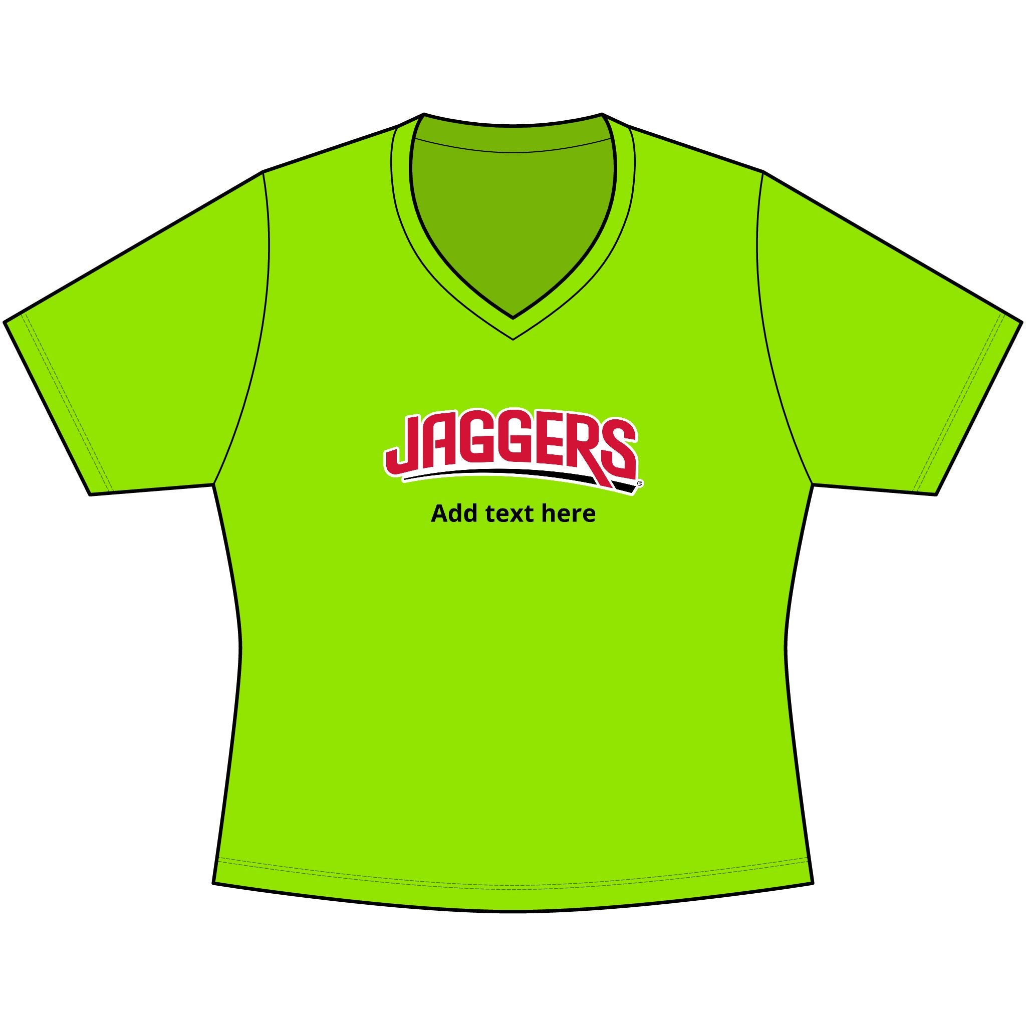 Jaggers Ladies Sport-Tek PosiCharge Competitor  V-Neck Tee