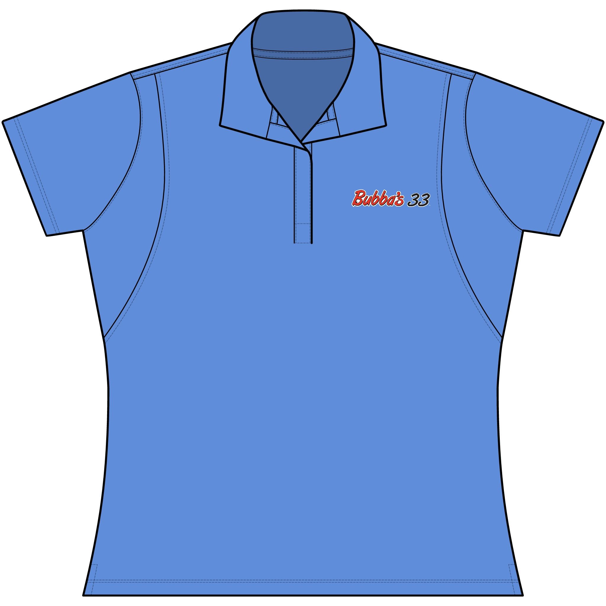 Bubba's 33 Women's Sport-Tek Micropique Sport-Wick Polo