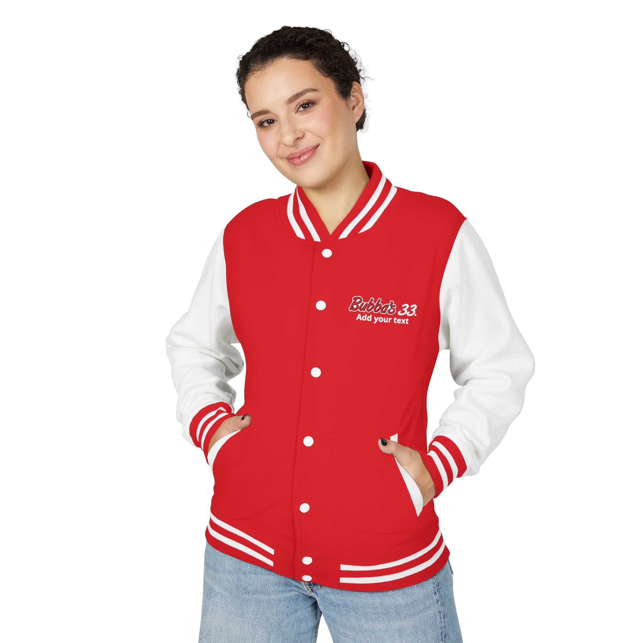 Bubba's 33 Unisex Heavyweight Letterman Jacket