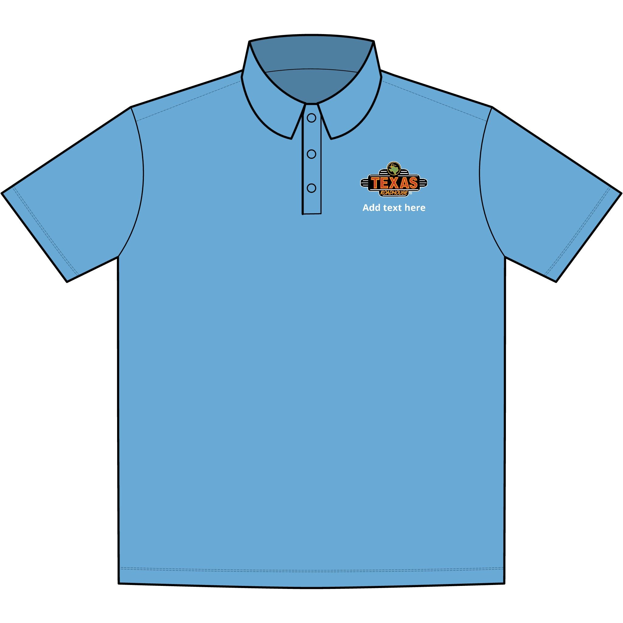 Texas Roadhouse Men's Sport-Tek PosiCharge Re-Compete Polo