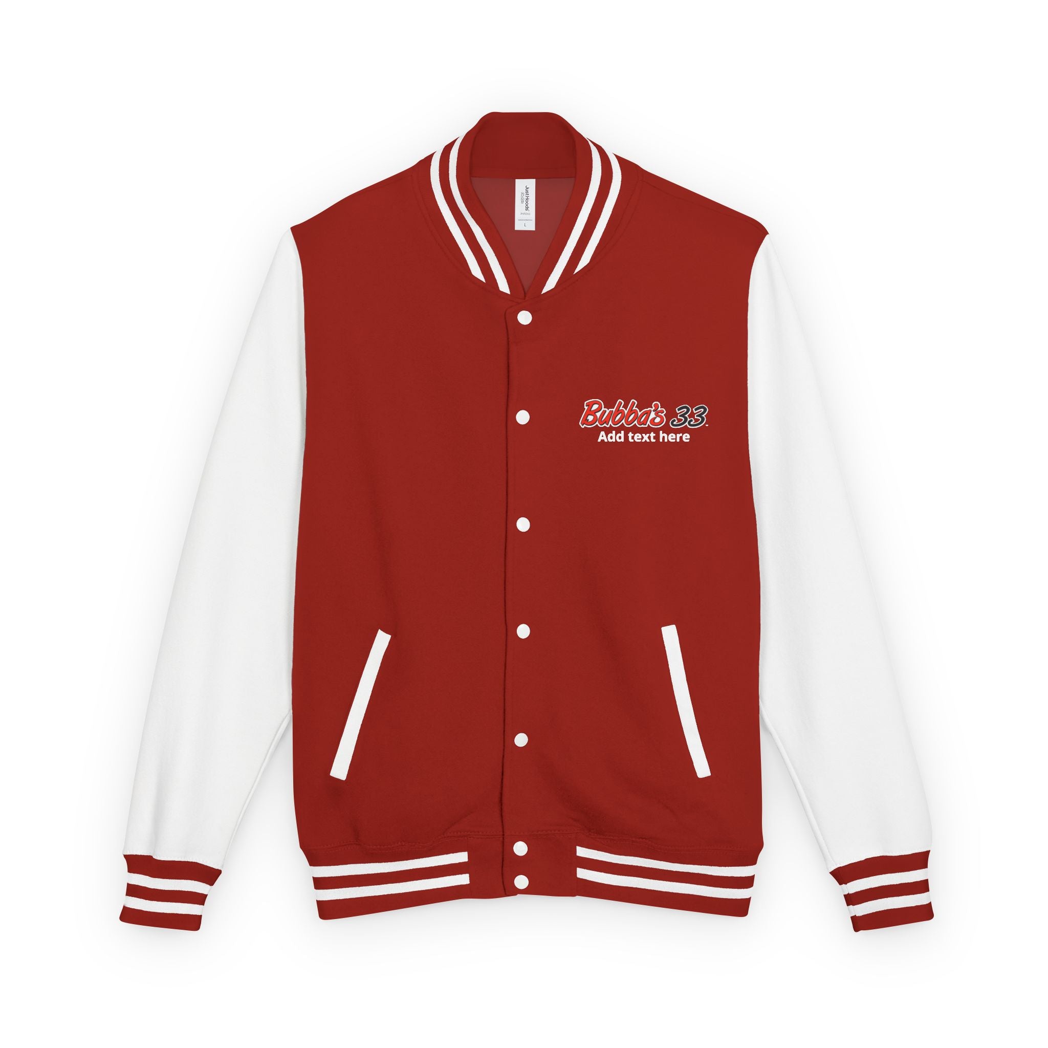 Bubba's 33 Unisex Heavyweight Letterman Jacket