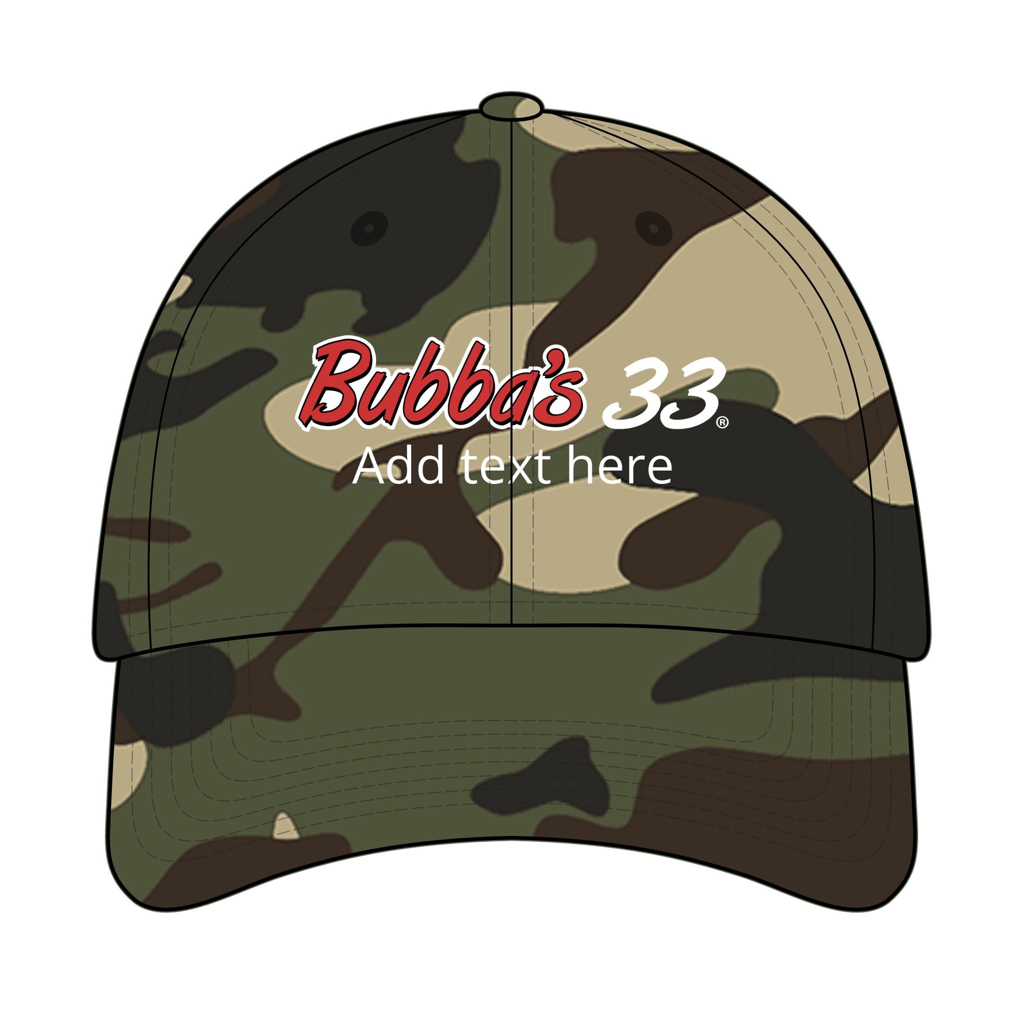 Bubba's 33 New Era Structured Stretch Cotton Cap
