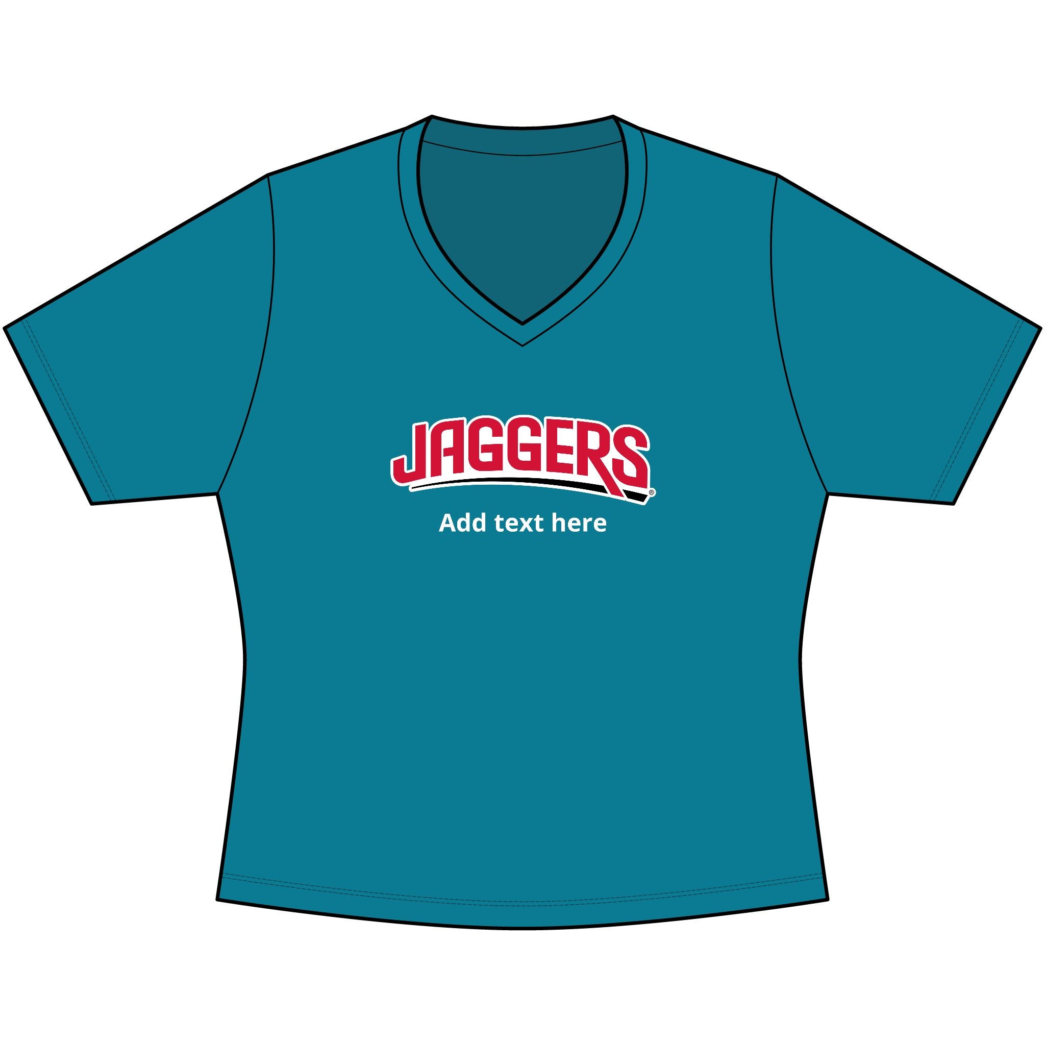 Jaggers Ladies Sport-Tek PosiCharge Competitor  V-Neck Tee