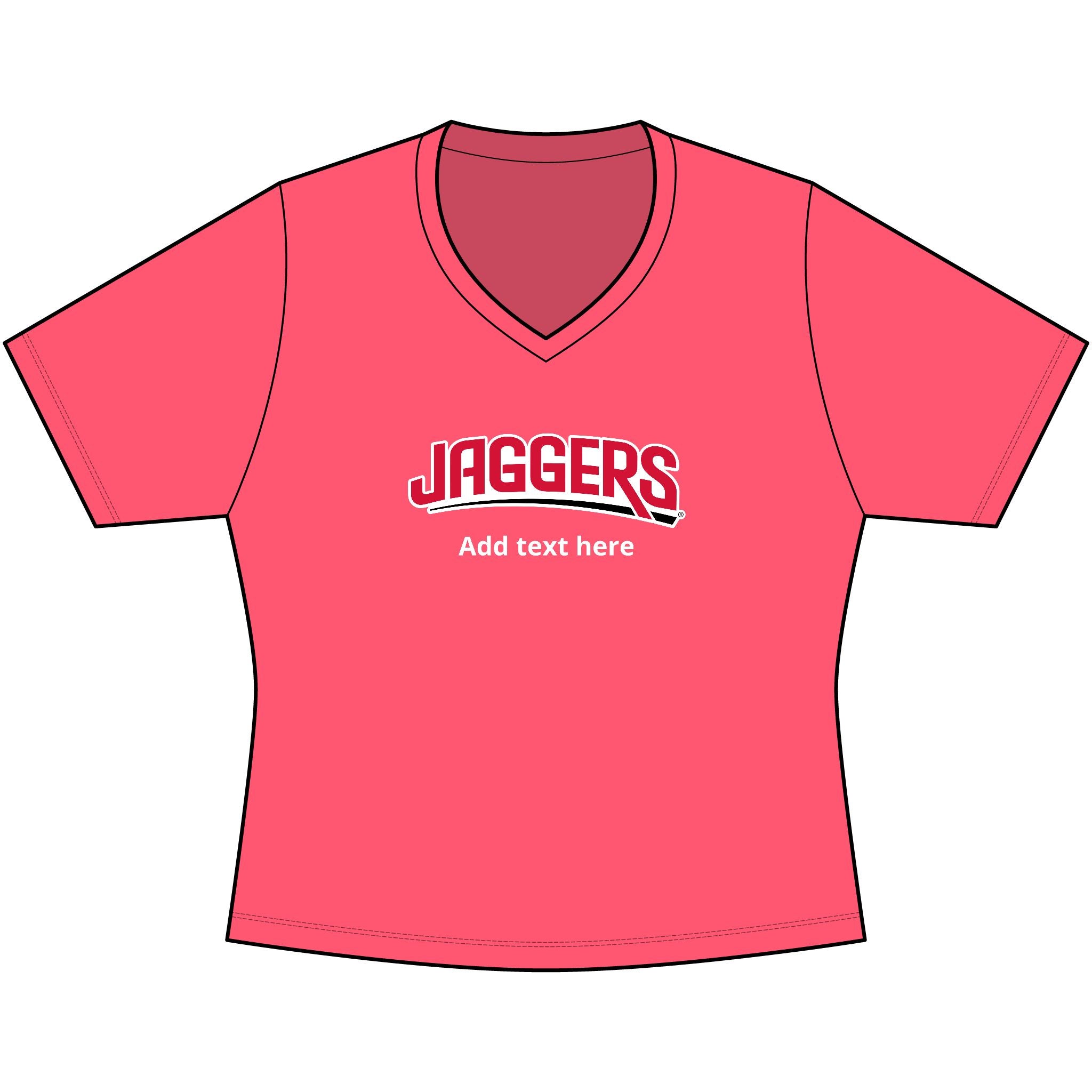 Jaggers Ladies Sport-Tek PosiCharge Competitor  V-Neck Tee