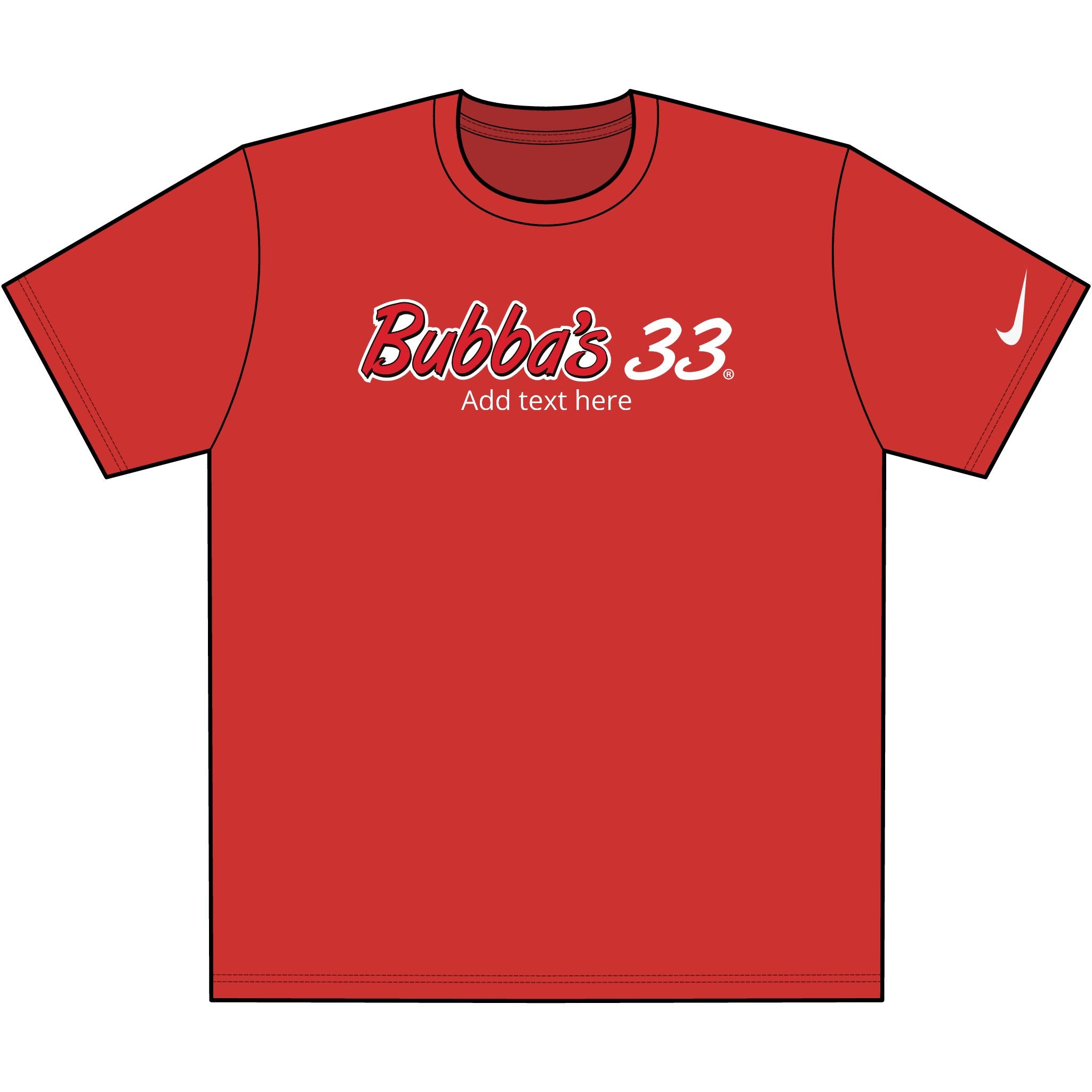 Bubba's 33 Nike Dri-FIT Cotton/Poly Tee
