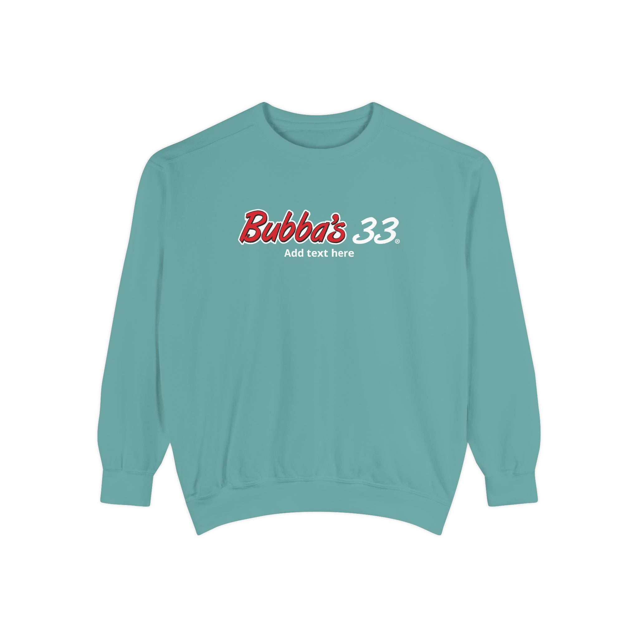 Bubba's 33 Comfort Colors Unisex Garment-Dyed Crewneck Sweatshirt