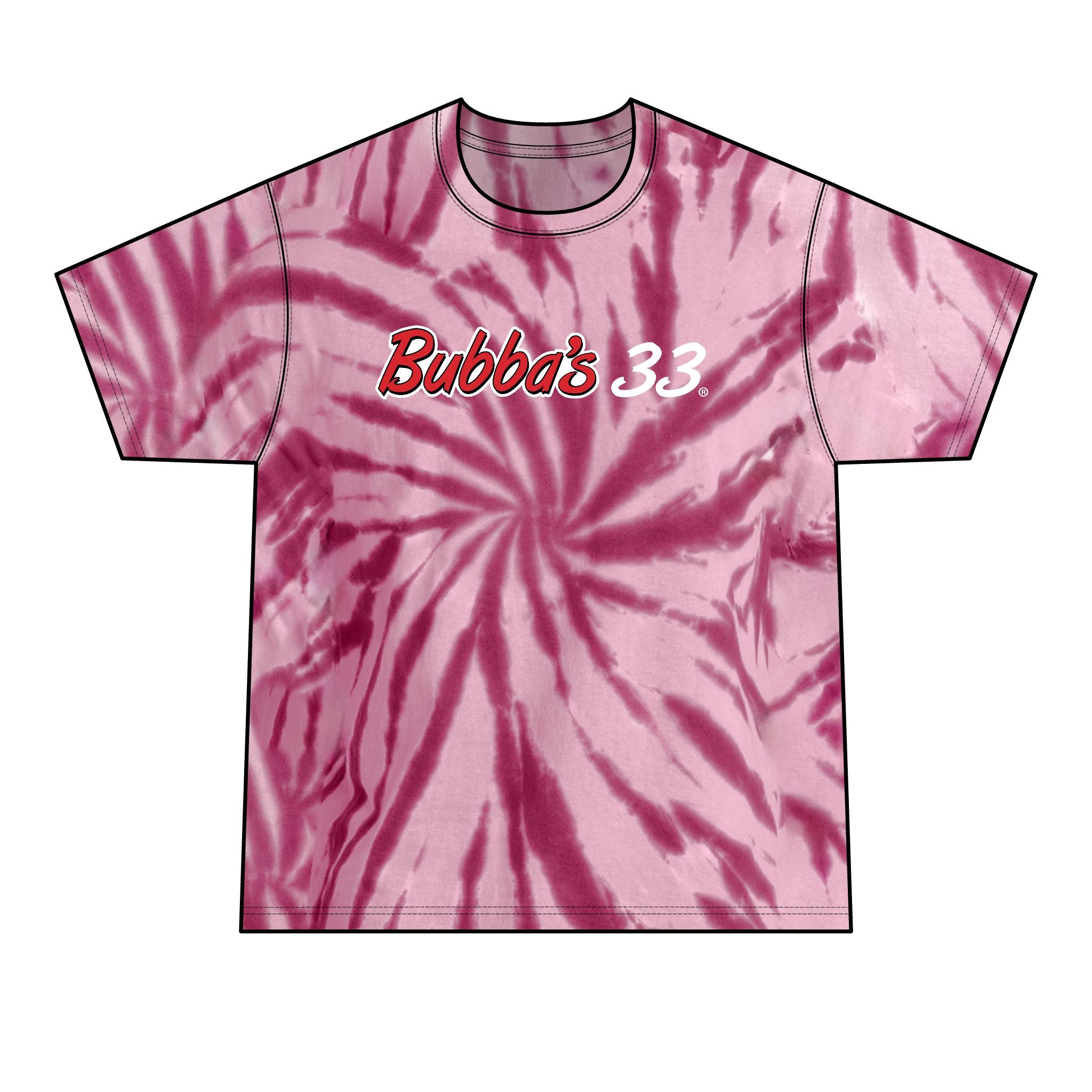 Bubba's 33 Spiral Tie Dye T-Shirt
