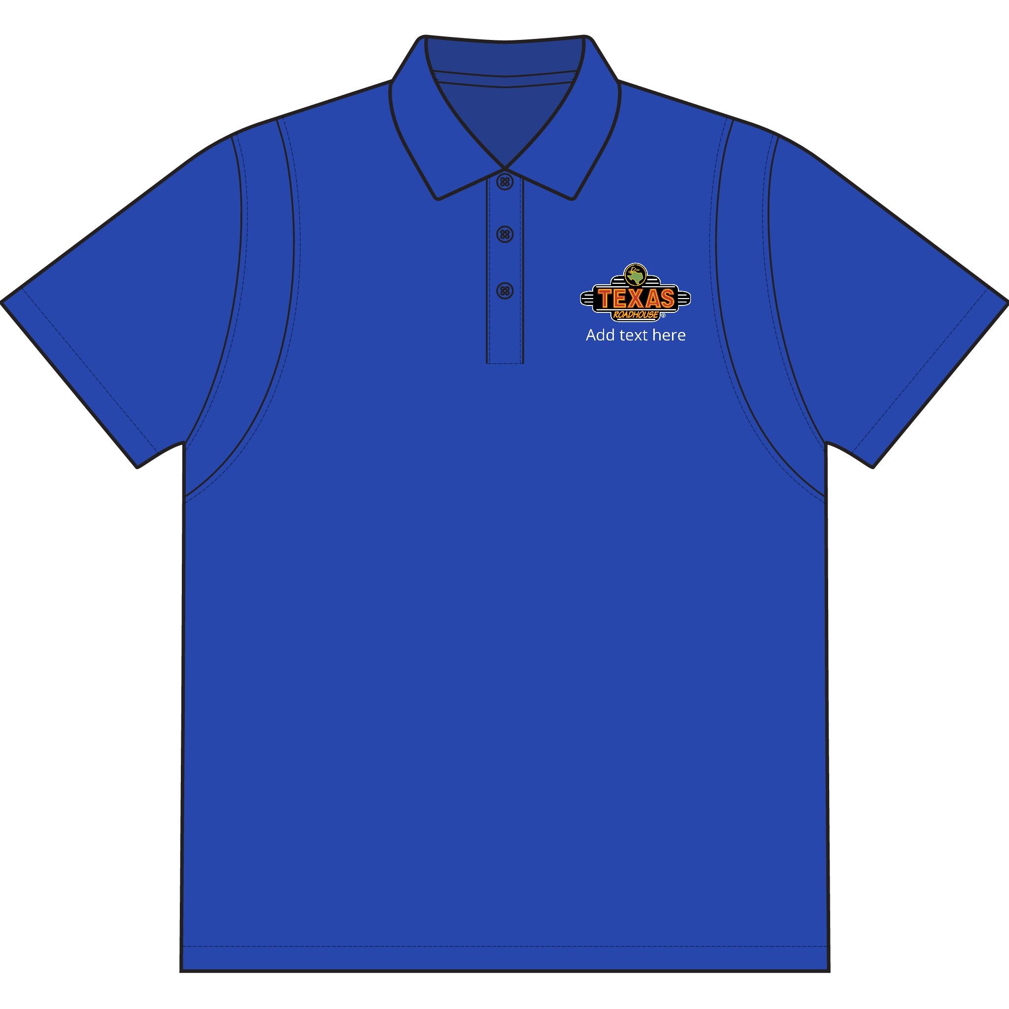 Texas Roadhouse SportTek Micropique Sport-Wick Polo
