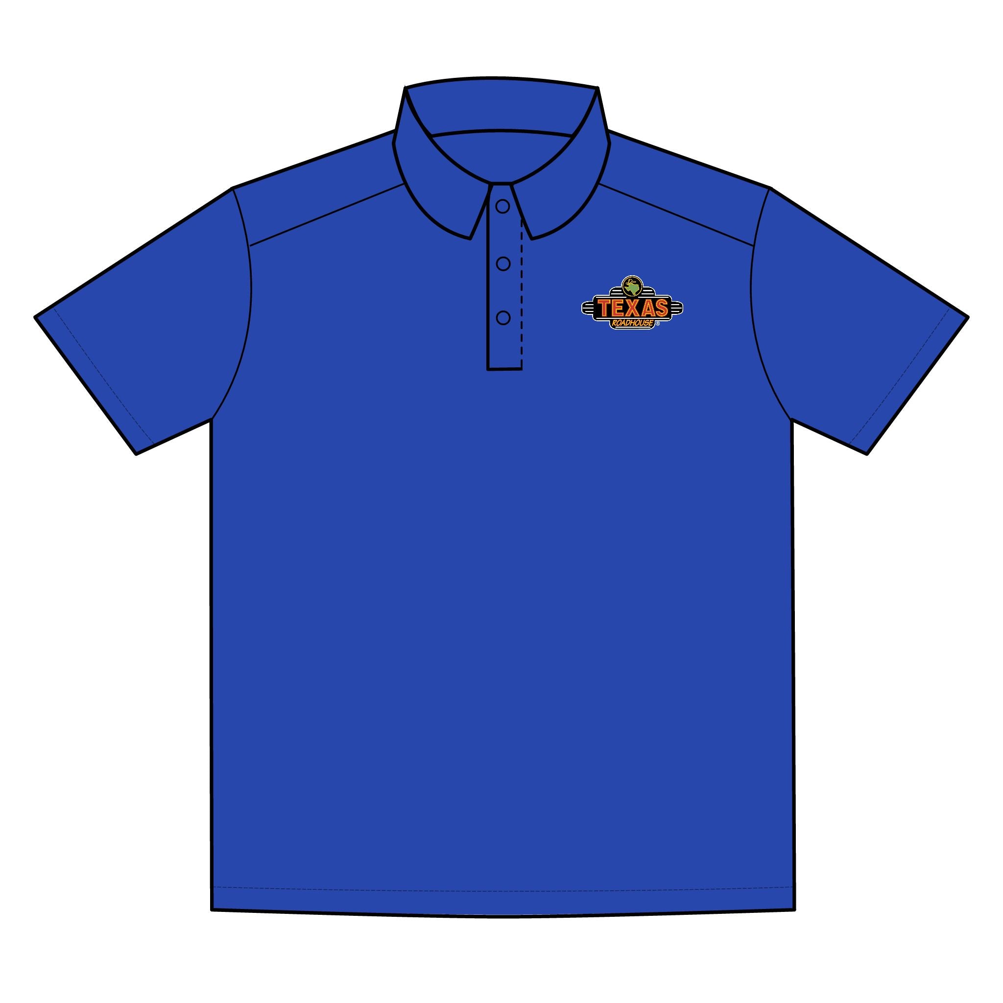 Texas Roadhouse Men's Sport-Tek RacerMesh PosiCharge Polo