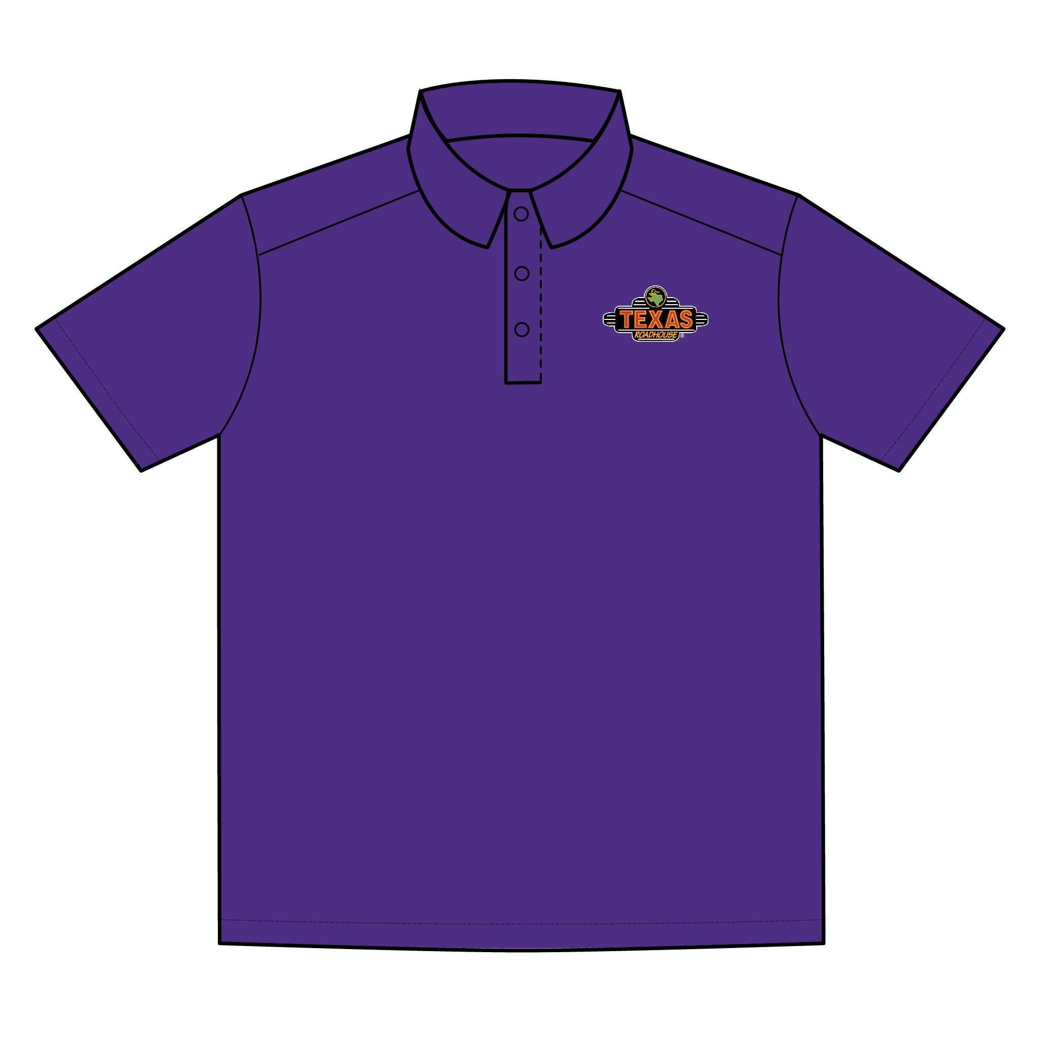 Texas Roadhouse Men's Sport-Tek RacerMesh PosiCharge Polo
