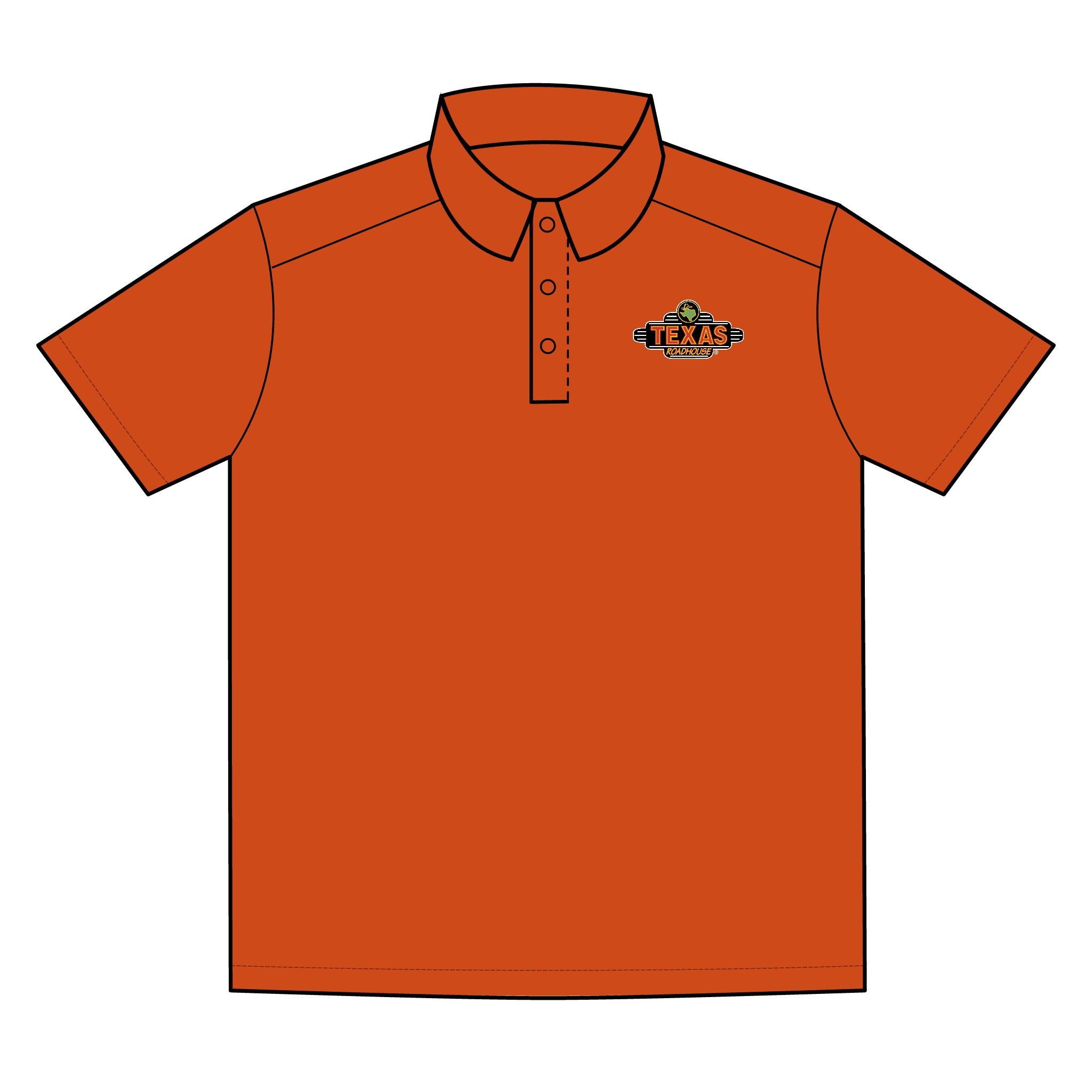 Texas Roadhouse Men's Sport-Tek RacerMesh PosiCharge Polo