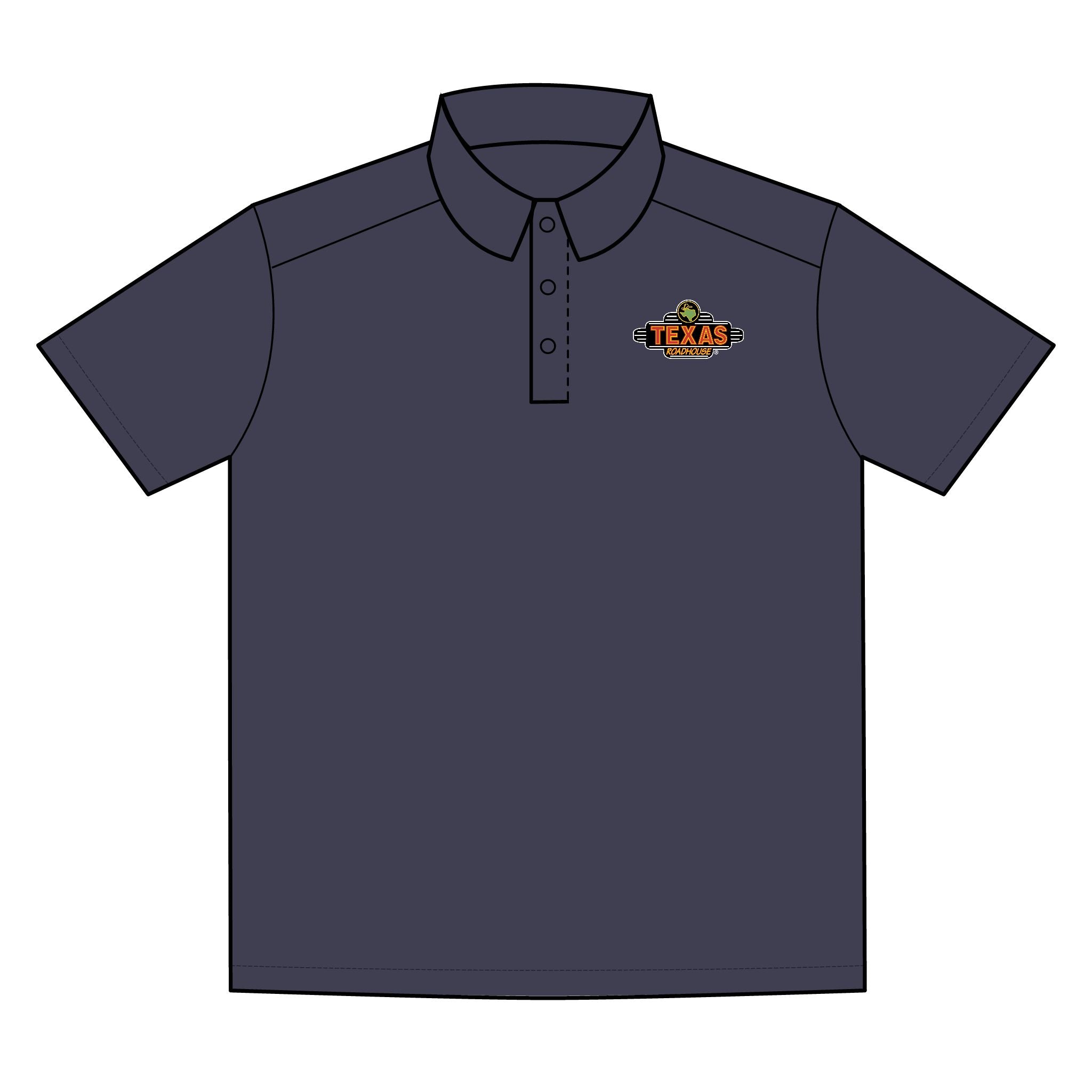 Texas Roadhouse Men's Sport-Tek RacerMesh PosiCharge Polo
