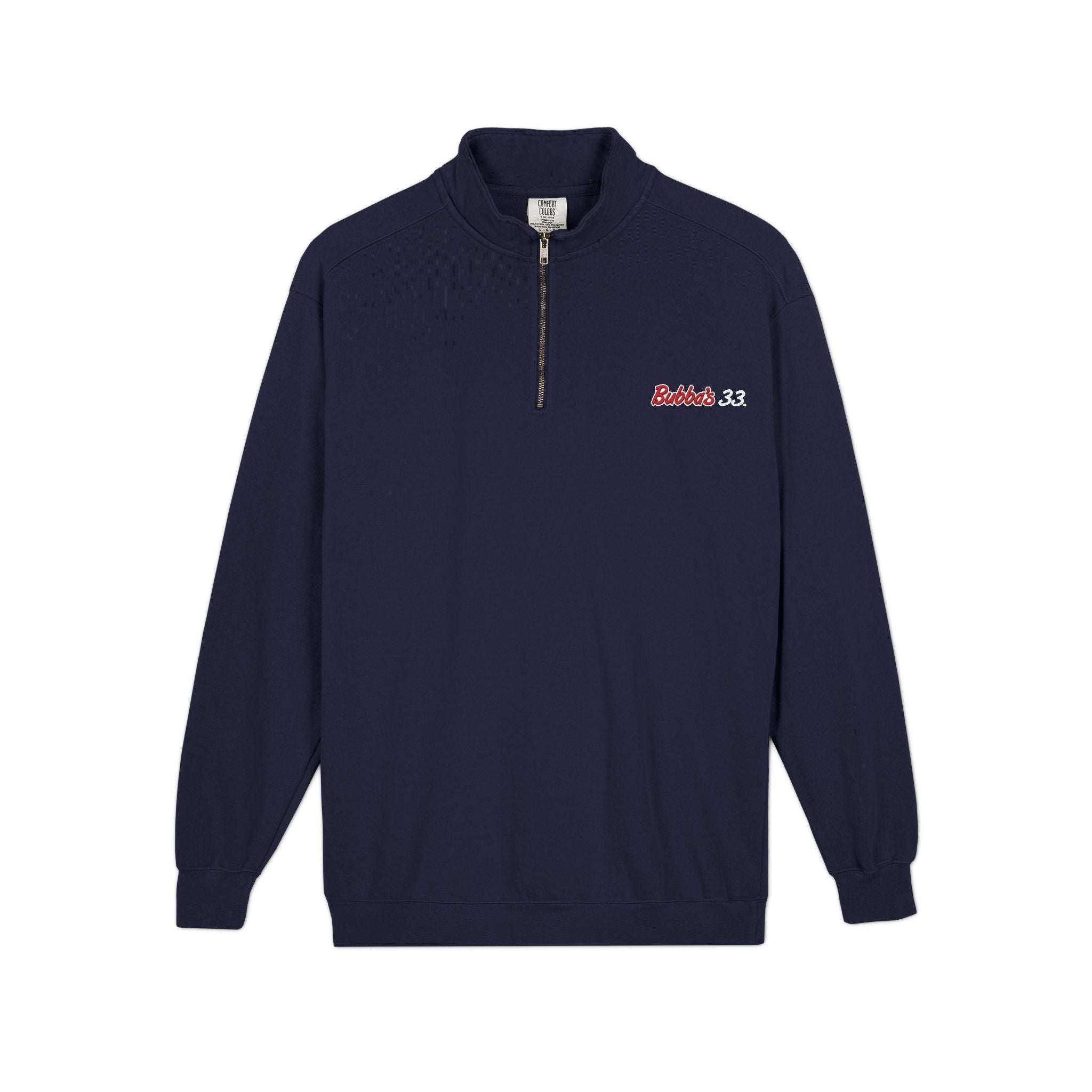 Bubba's 33 Comfort Colors Ring Spun 1/4-Zip Sweatshirt