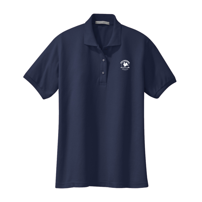 PR Ladies Cotton/Poly Polo - Navy