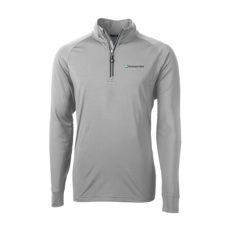 Cutter & Buck Adapt Eco Knit Stretch Recycled Men's Quarter Zip Pullover
