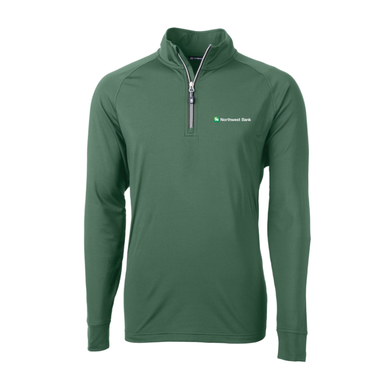 Cutter & Buck Adapt Eco Knit Stretch Recycled Men's Quarter Zip Pullover