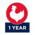 Zaxbys 1 Year Service Lapel Pin