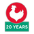 Zaxbys 20 Year Service Lapel Pin