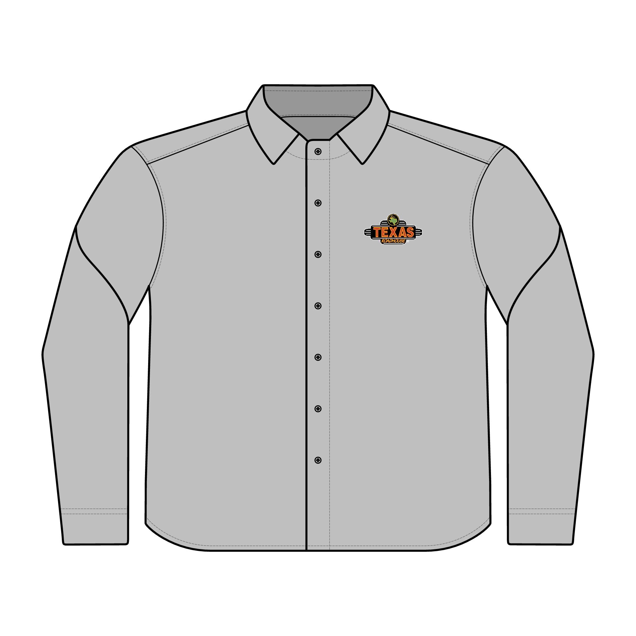 Texas Roadhouse Men's Mercer+Mettle Long Sleeve Stretch Woven Shirt