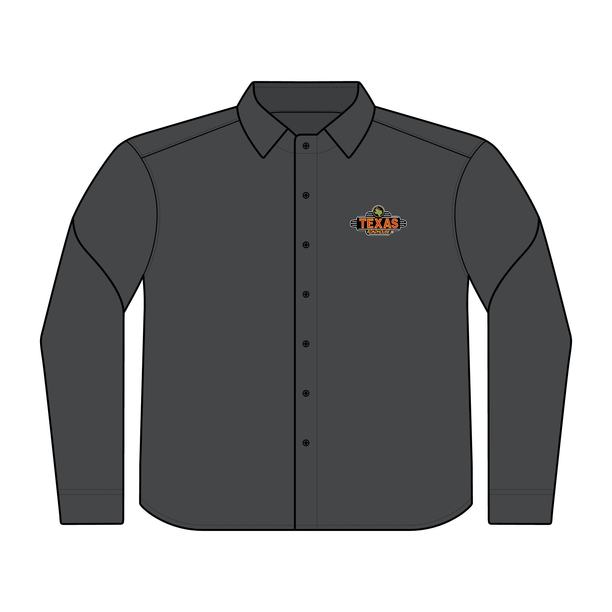 Texas Roadhouse Men's Mercer+Mettle Long Sleeve Stretch Woven Shirt