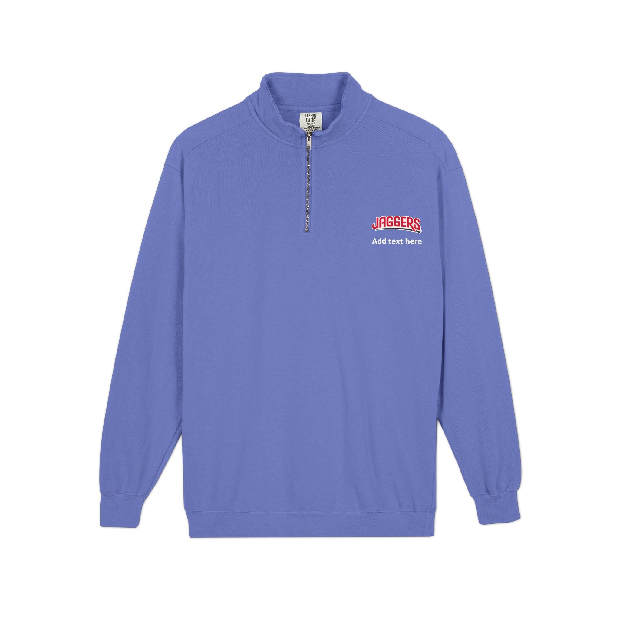 Jaggers Comfort Colors Ring Spun 1/4-Zip Sweatshirt