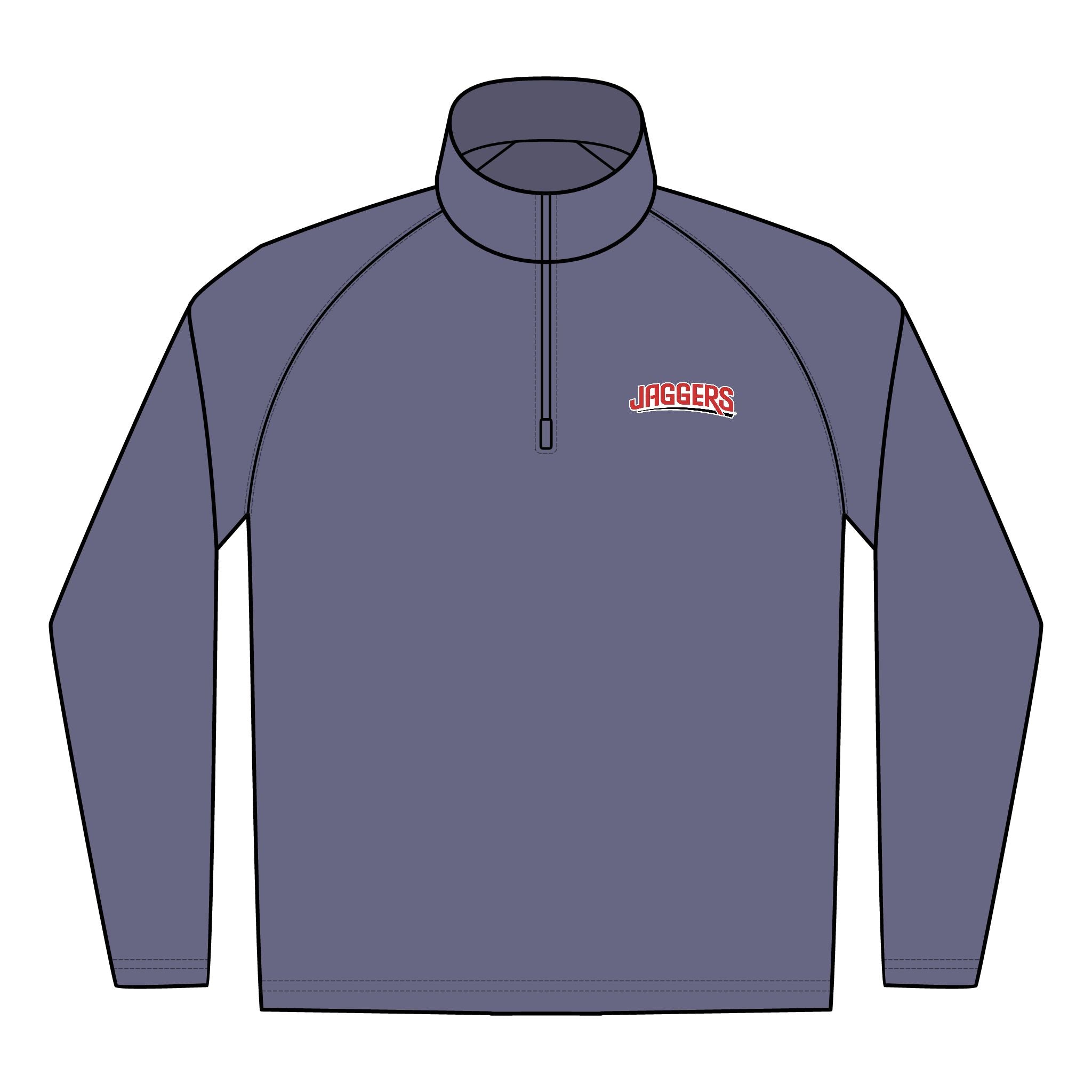 Jaggers Men's Sport-Tek Sport-Wick Stretch 1/4-Zip Pullover