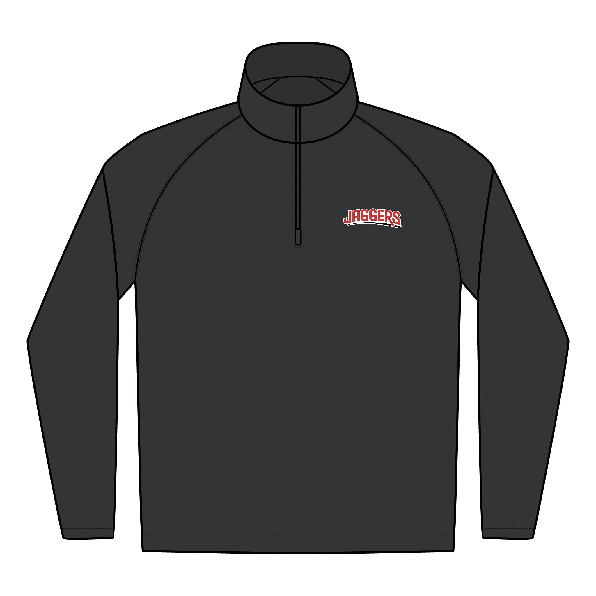 Jaggers Men's Sport-Tek Sport-Wick Stretch 1/4-Zip Pullover