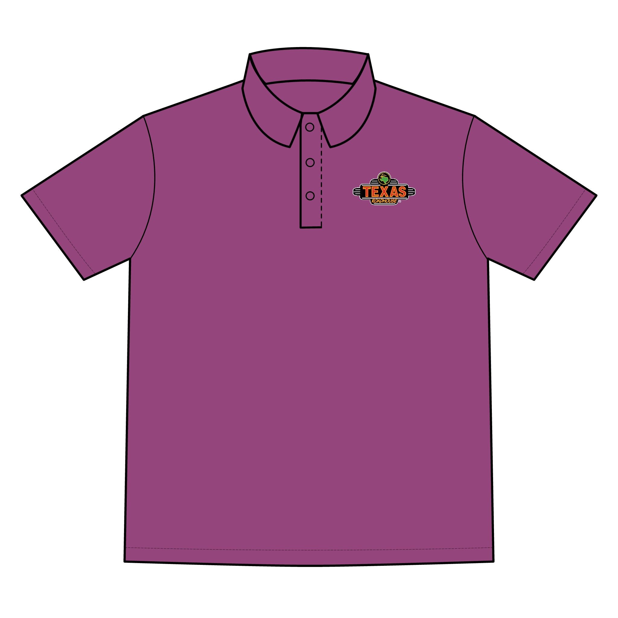 Texas Roadhouse Port Authority Performance Fine Jacquard Polo