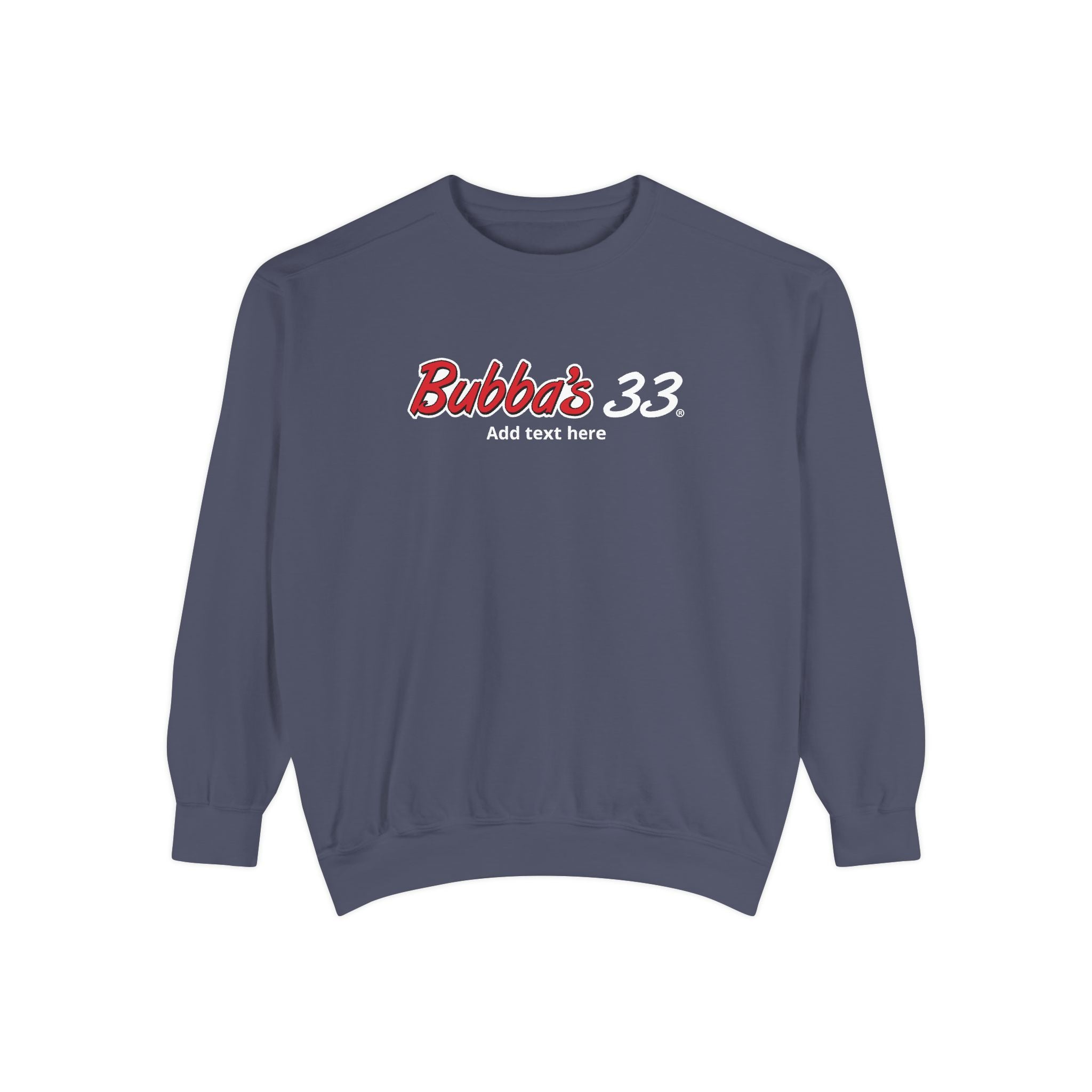 Bubba's 33 Comfort Colors Unisex Garment-Dyed Crewneck Sweatshirt