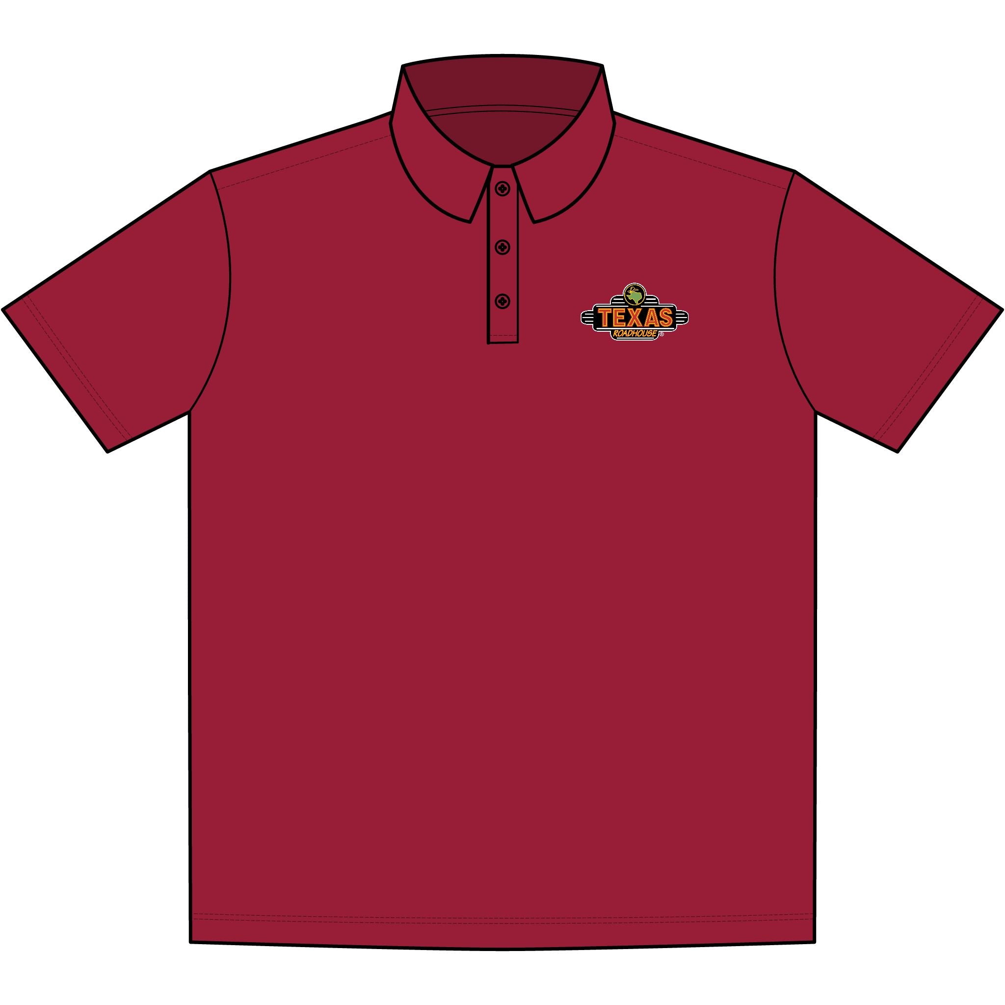 Texas Roadhouse Men's Port Authority Silk Touch Performance Polo