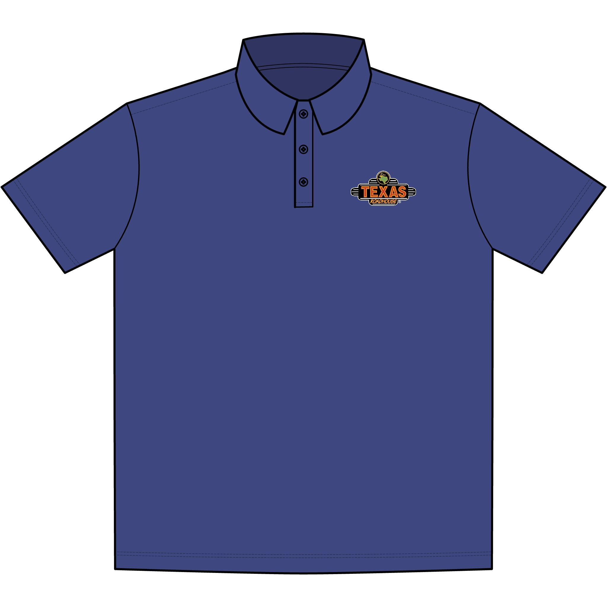 Texas Roadhouse Men's Port Authority Silk Touch Performance Polo