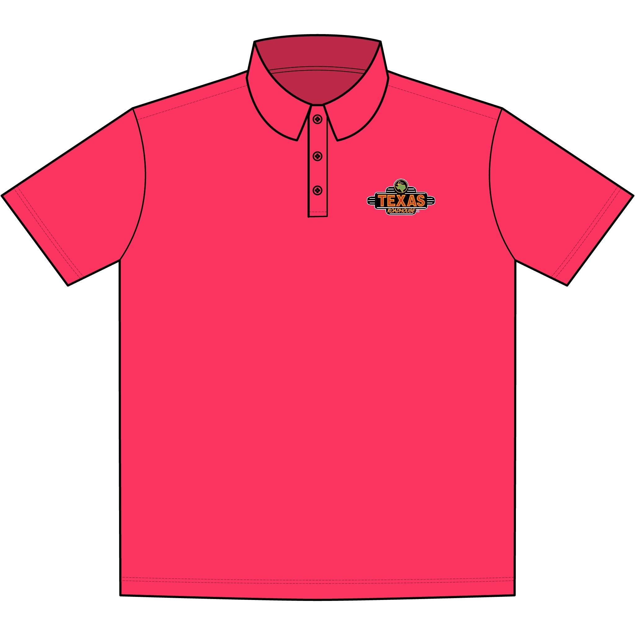 Texas Roadhouse Men's Port Authority Silk Touch Performance Polo